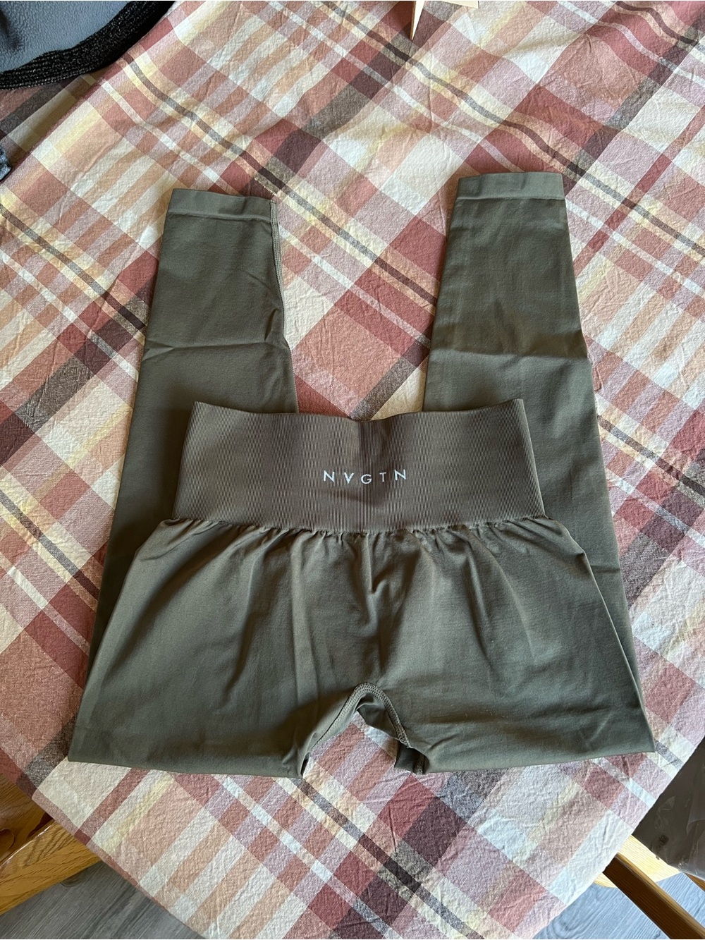 NVGTN Olive High-Rise Performance Leggings